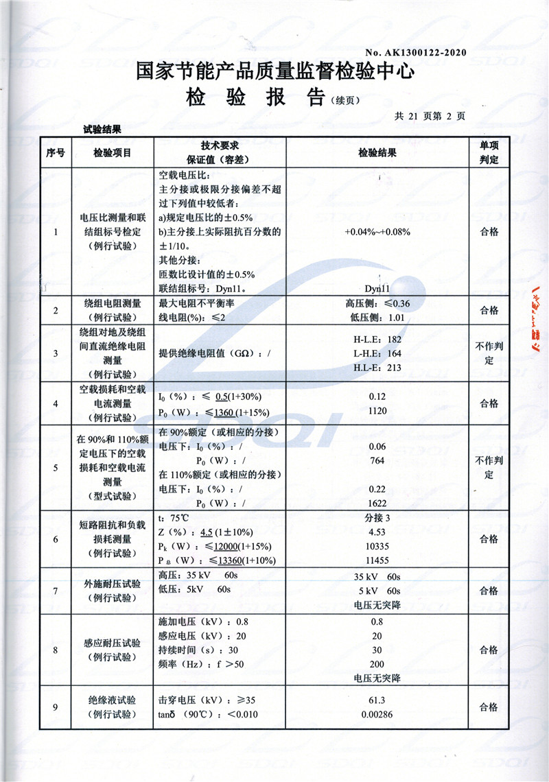 高低压试验报告-S11-1250旺苍旺苍旺苍油浸式变压器-2.jpg